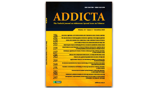 Addicta’nın 2023 Yılı Üçüncü Sayısı Yayımlandı