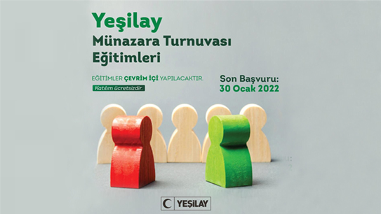 Yeşilay Türkiye Liseler Arası Münazara Turnuvası Başlıyor