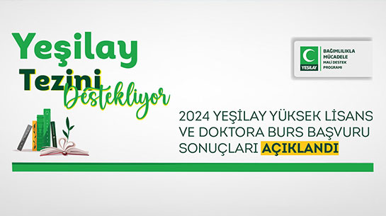 Yeşilay Yüksek Lisans ve Doktora Burs Başvuru Sonuçları Açıklandı