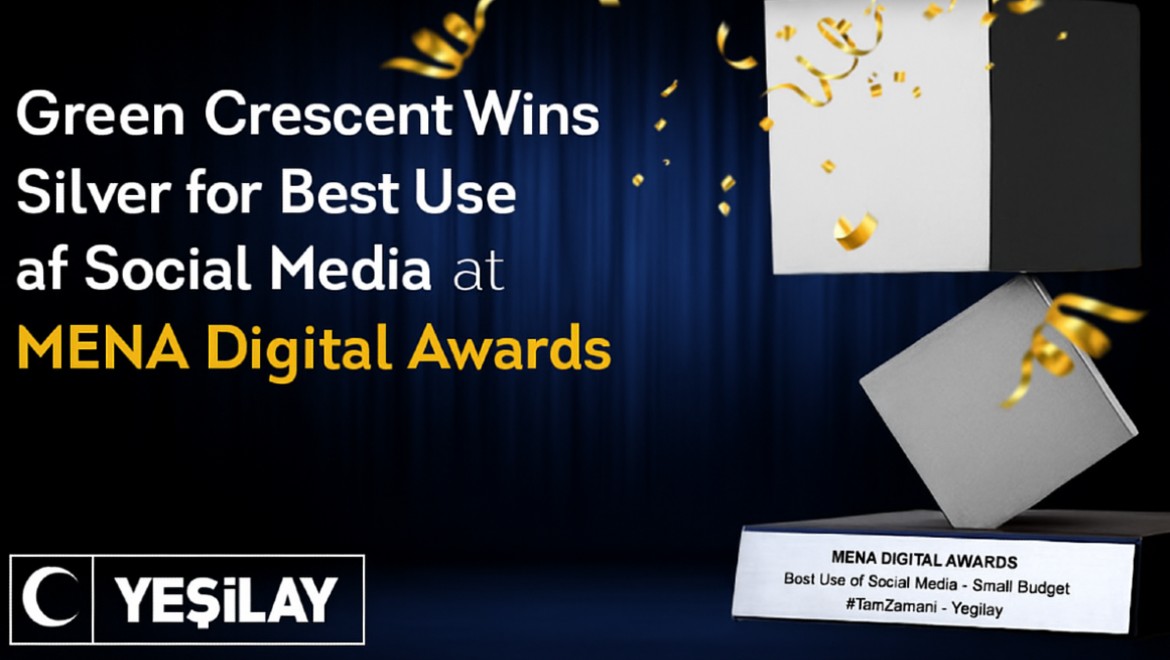 Green Crescent Wins Silver for Best Use of Social Media at MENA Digital Awards