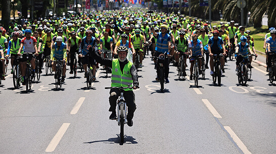 10. Yeşilay Bisiklet Turu 70 İlde Eş Zamanlı Gerçekleşti