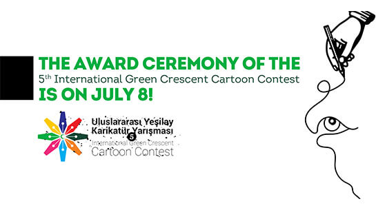 The Award Ceremony of the 5th International Green Crescent Cartoon Contest is on July 8!