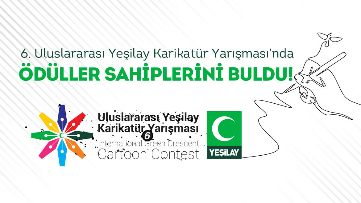 6. Uluslararası Yeşilay Karikatür Yarışması’nda Ödüller Sahiplerini Buldu