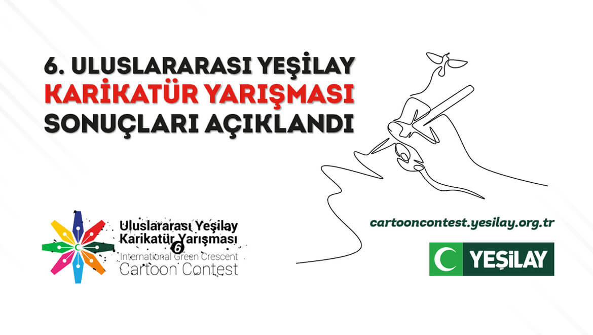 6. Uluslararası Yeşilay Karikatür Yarışması Sonuçlandı