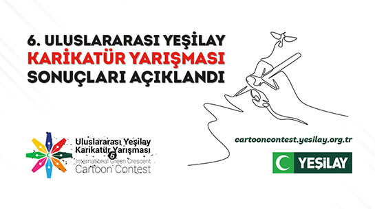 6. Uluslararası Yeşilay Karikatür Yarışması Sonuçlandı