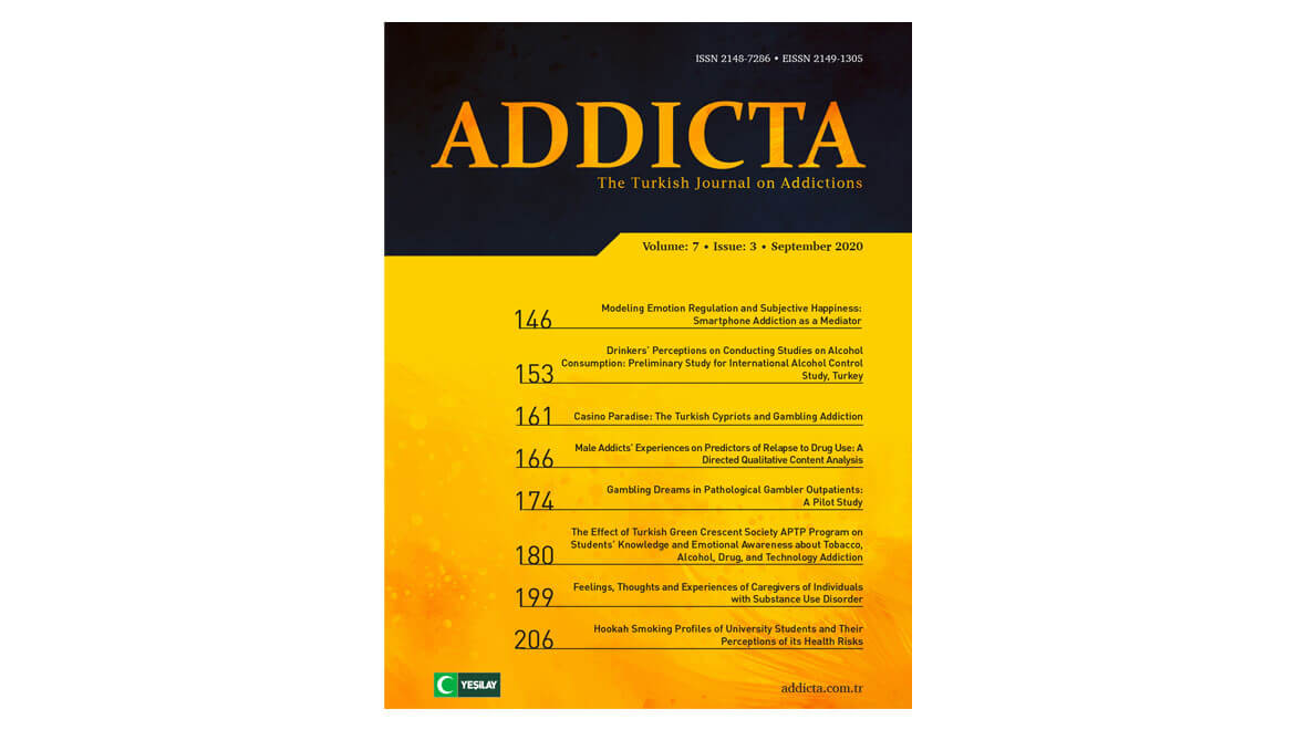 Addicta’nın 2020 Yılı Üçüncü Sayısı Yayımlandı