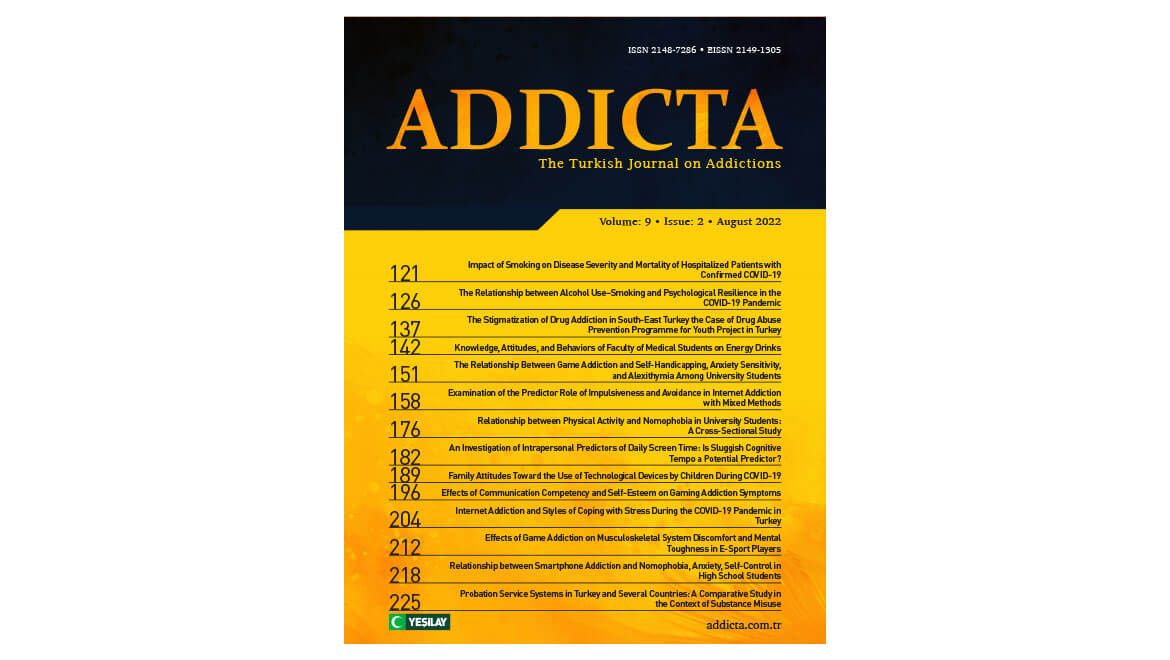 Addicta’nın 2022 Yılı İkinci Sayısı Yayımlandı