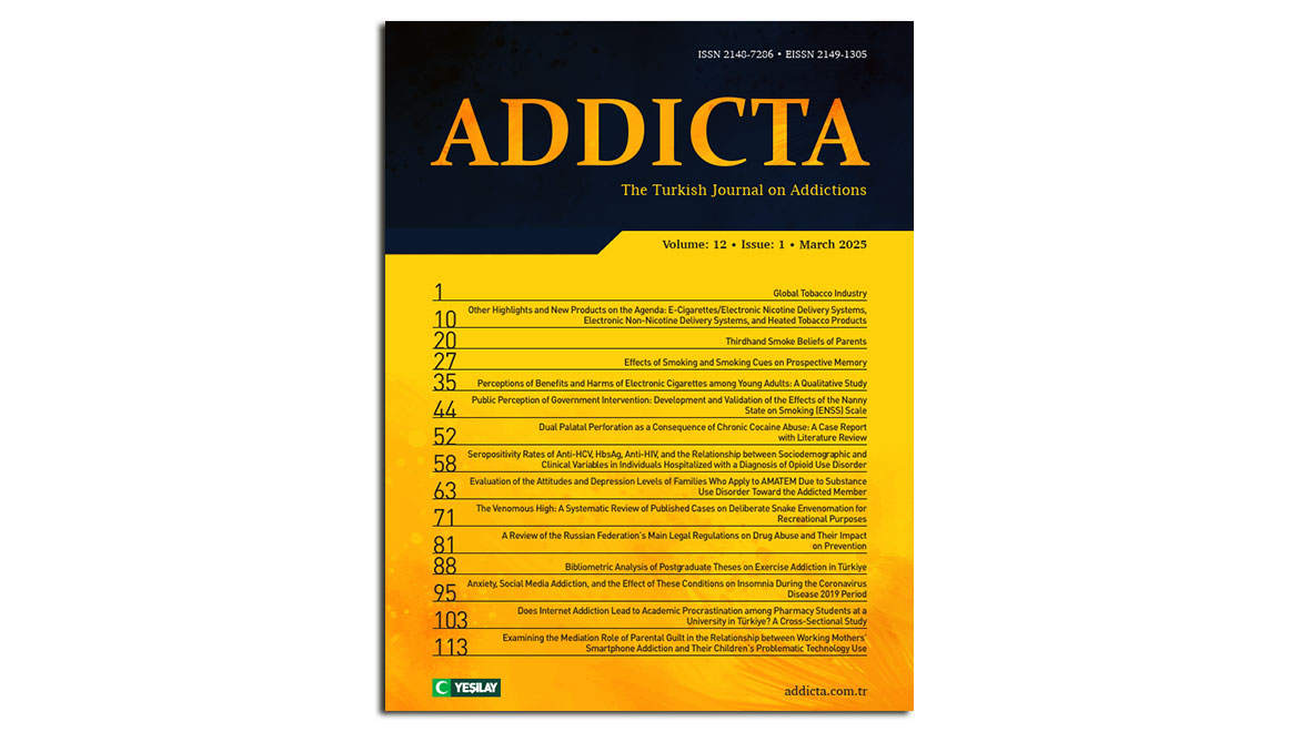 Addicta’nın 2025 Yılı İlk Sayısı Yayımlandı