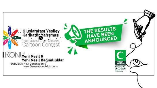 The Results of the 5th International Green Crescent Cartoon Contest Have Been Announced