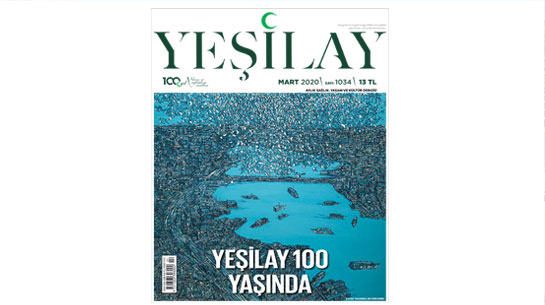 Devrim Erbil’in Fırçası Yeşilay Dergisi’nin Kapağına Dokundu