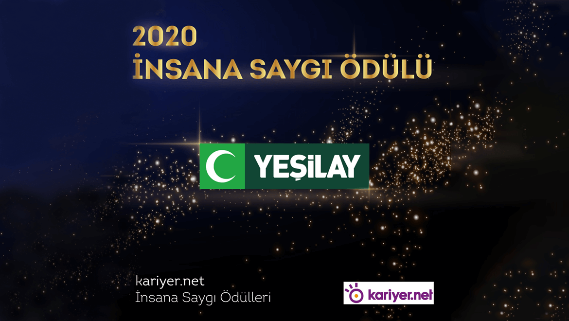 Yeşilay 3’üncü kez İnsana Saygı Ödülü’nü aldı