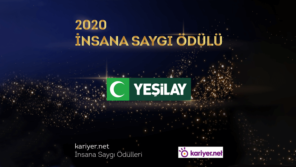 Yeşilay 3’üncü kez İnsana Saygı Ödülü’nü aldı