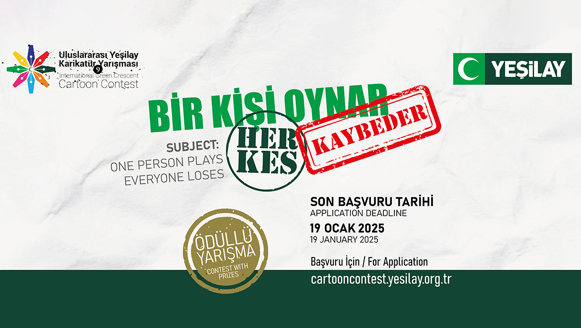 9. Uluslararası Yeşilay Karikatür Yarışması İçin Başvurular Başladı