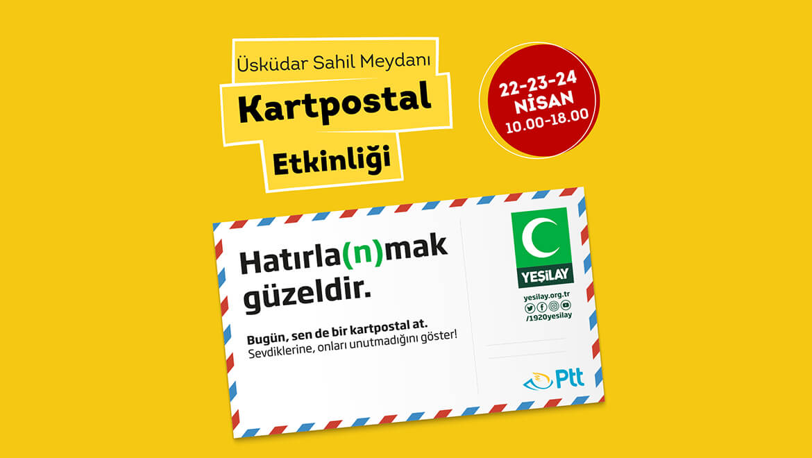 Yeşilay, Herkesi Bayram Kutlaması İçin Kartpostal Göndermeye Davet Ediyor