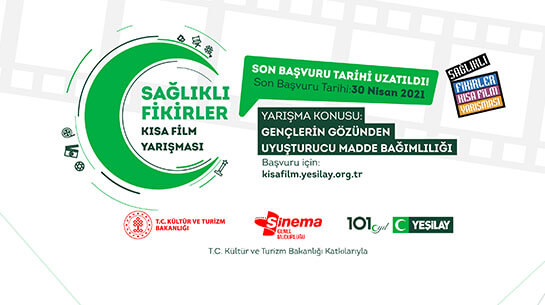 Yeşilay’ın Sağlıklı Fikirler Kısa Film Yarışması’nın Son Başvuru Tarihi 30 Nisan’a Uzatıldı