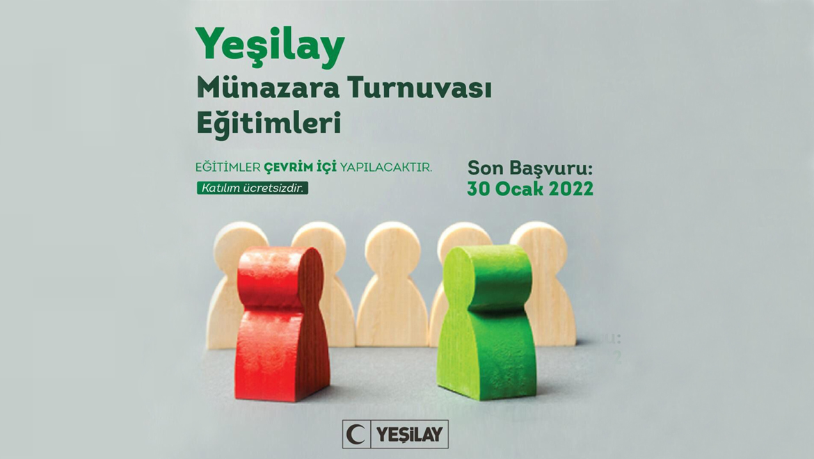 Yeşilay Türkiye Liseler Arası Münazara Turnuvası Başlıyor