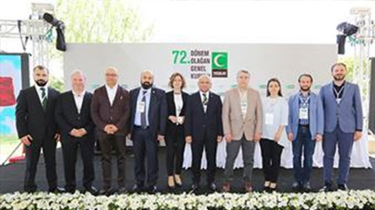 The 72th Terms President That Will Carry The Turkish Green Crescent To Its 100th Year Was Elected As Dr. Mücahit Öztürk Consecutively For The Second Time By Unanimous Vote