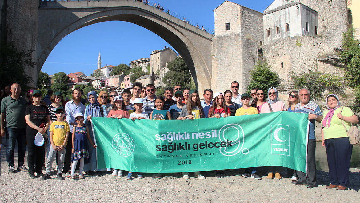  Turkish green crescent awarded the talented youth with Bosnia and Herzegovina tour