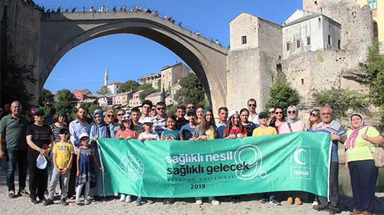  Turkish green crescent awarded the talented youth with Bosnia and Herzegovina tour