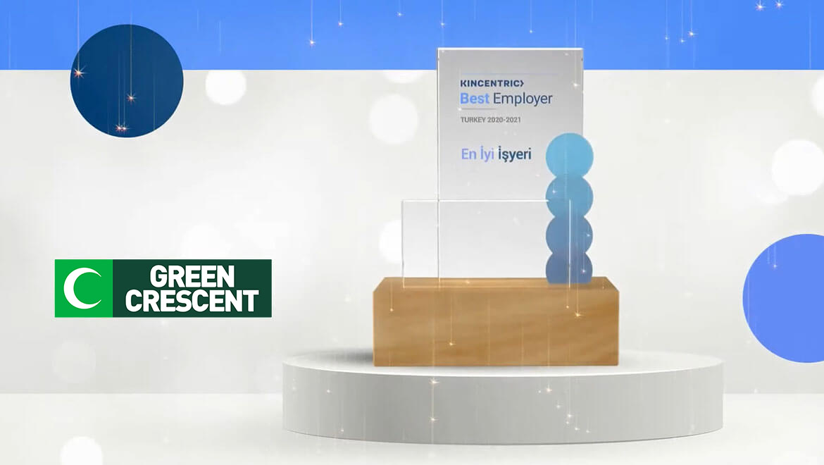 Green Crescent Accepts Its Award for the Best Employer of Turkey