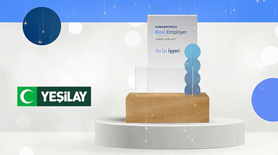 Yeşilay Türkiye’nin En İyi İş Yeri “Kincentric Best Employer” Ödülüne Layık Görüldü