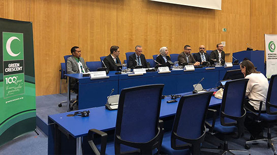 Green Crescent has attended the United Nations Conference in Vienna with 18 Country Representatives