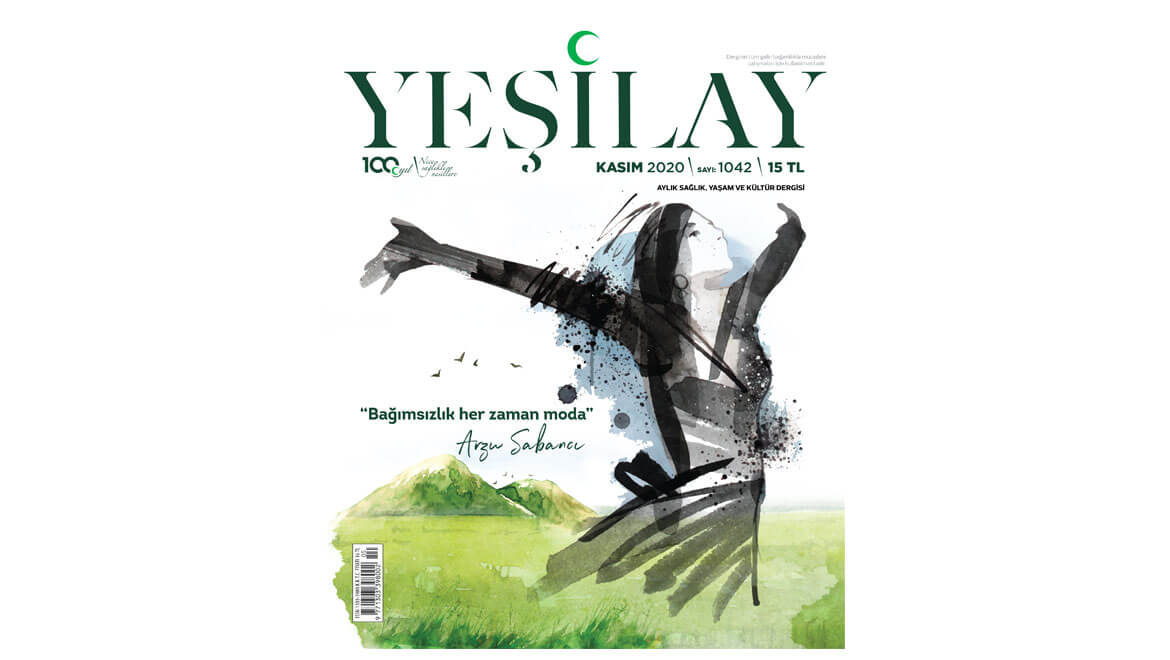 Yeşilay Dergisi Kasım Sayısının Kapağı Arzu Sabancı’ya Emanet