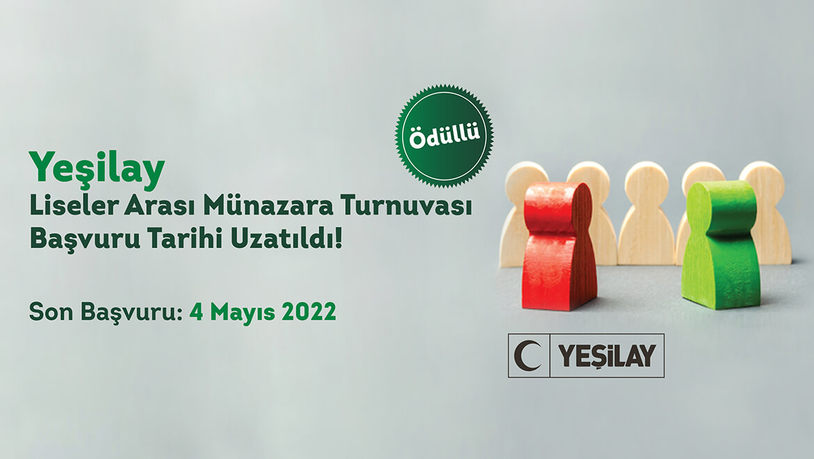 Yeşilay Liseler Arası Münazara Turnuvası Başvuru Tarihi Uzatıldı