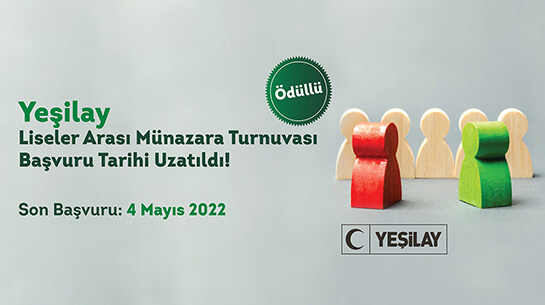 Yeşilay Liseler Arası Münazara Turnuvası Başvuru Tarihi Uzatıldı