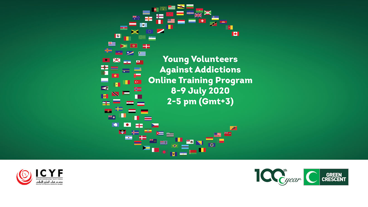 Young Volunteers from 46 Countries Receive Training from Green Crescent on Addiction Awareness