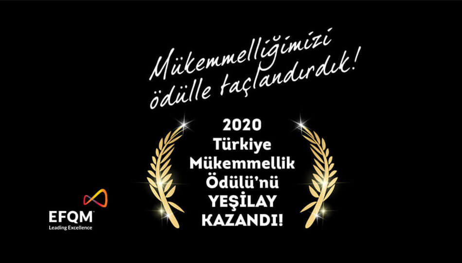 Yeşilay, Çalışmalarını Türkiye Mükemmellik Ödülü İle Taçlandırdı