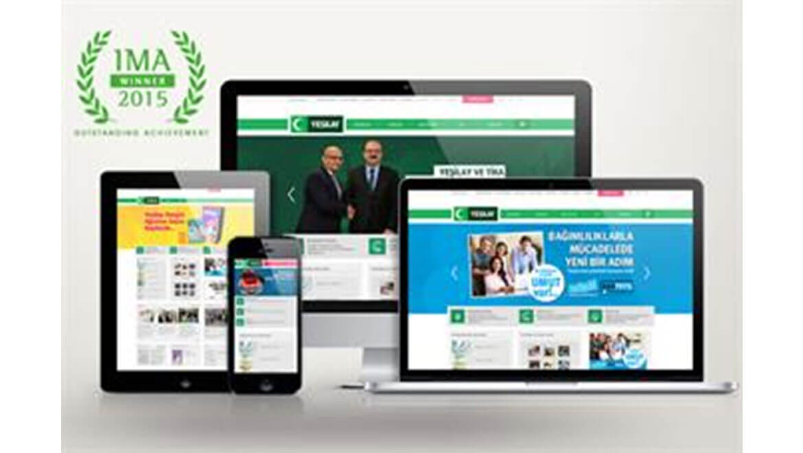 Yeşilay Web Sitesine Uluslararası ’Üstün Başarı’ ödülü