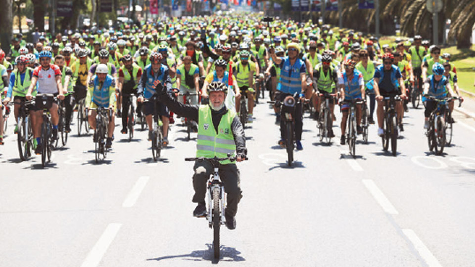 Pedallar Sağlıklı Yaşam İçin Çevrildi