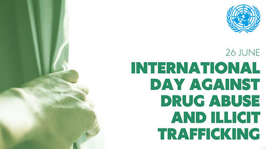 Announcement from Green Crescent regarding the June 26 World Drug Day