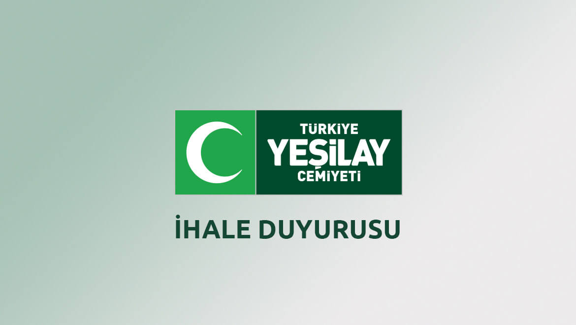 Yeşilay LMS Sistemi İçeriklerinin Geliştirilmesi İhalesi 2020