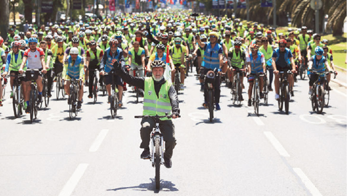 Pedallar Sağlıklı Yaşam İçin Çevrildi