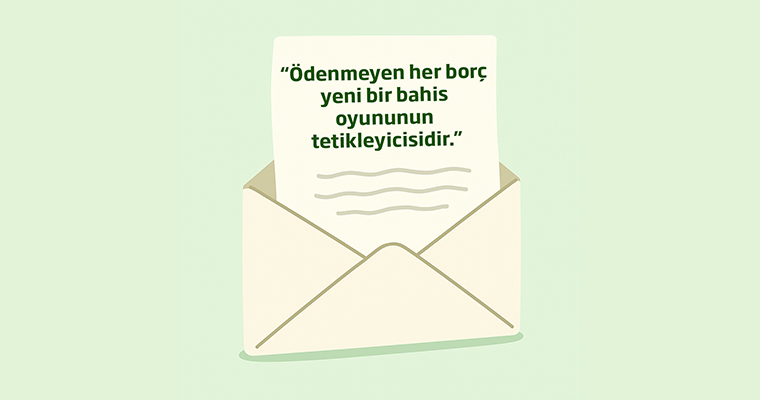 Ödenmeyen Her Borç Yeni Bir Bahis Oyununun Tetikleyicisidir