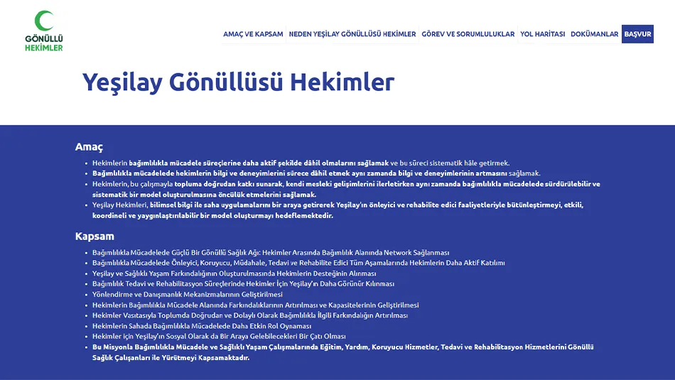 Yeşilay Gönüllüsü Hekimler