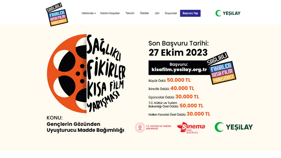 Yeşilay Sağlıklı Fikirler Kısa Film Yarışması