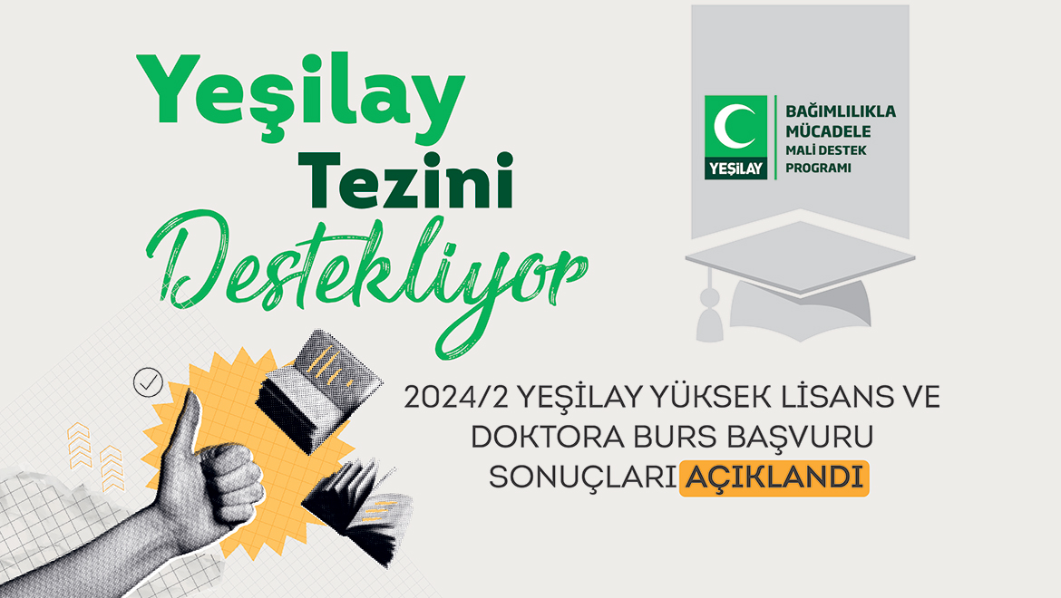 Yeşilay Lisansüstü Burs Programı Sonuçları Açıklandı